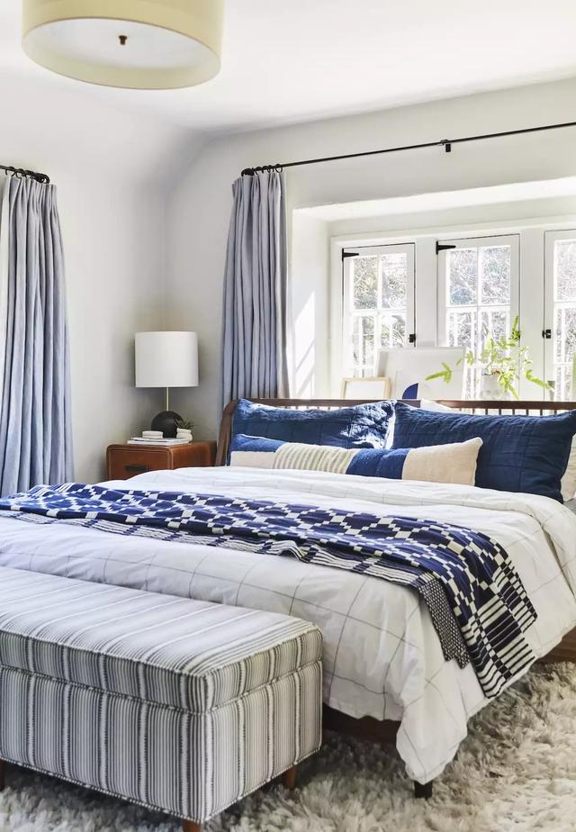 浅蓝色的卧室,无与伦比的魅力