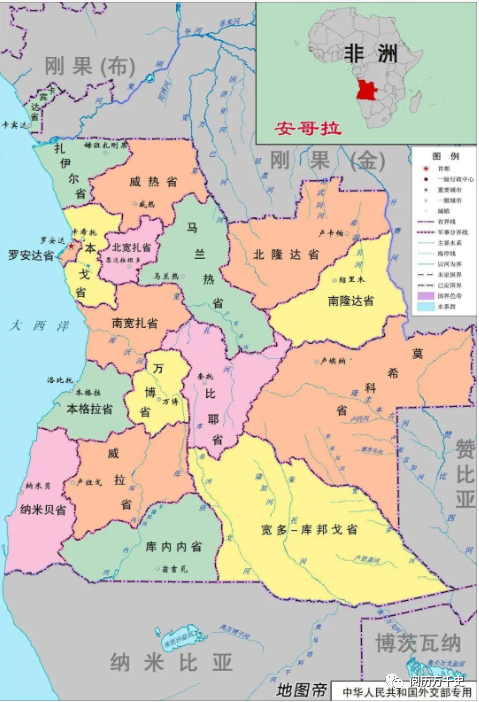 图源:网络一,安哥拉简介安哥拉全称"安哥拉共和国",它位于非洲西南部