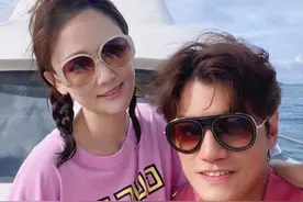 陈乔恩庆祝与老公相识三周年，被Alan搂在怀中甜笑，夫妻相超足图片
