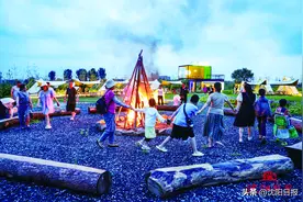 在凉爽的山野间露营，成为沈阳市民周末新玩法图片