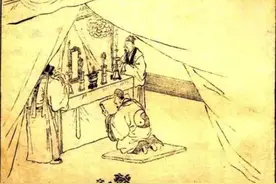 民间故事：用舌舐疮口脓血，继母双目复明；事母至孝，山崩也绕道图片