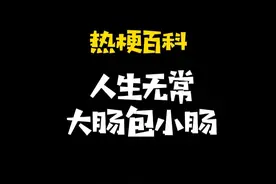 「热梗百科」“人生无常大肠包小肠”是什么梗？图片