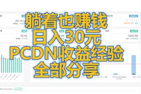 每天睡后收入30元！京东云、星际比特，打工人的PCDN折腾经验分享图片
