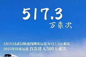 “汉马”撞上樱花季 武汉地铁日客流今年首次突破500万图片