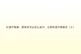 红酒开瓶器，原来还可以这么省力，让你快速开瓶畅饮（上）图片