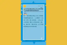 【人社政策每日一答·1月10日】关于机关事业单位工作人员的带薪年休假天数是怎样规定的？图片