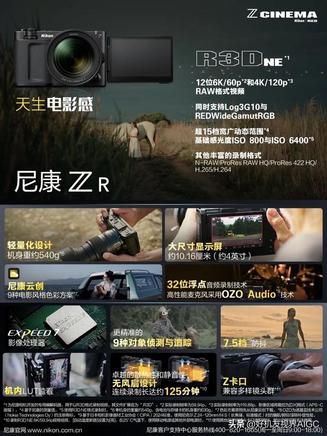 9.9号发布的ZR是尼康输不起的一个机型