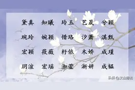 给女宝宝取个国风好名字图片