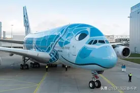 全日空航司的空客A380“变装”以庆祝世界海龟日图片