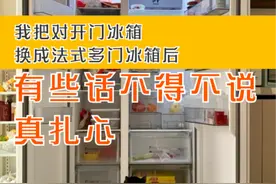 我把对开门冰箱，换成法式多门冰箱后，有些话不吐不快，太扎心了图片