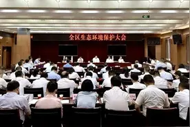 新城区召开生态环境保护大会图片