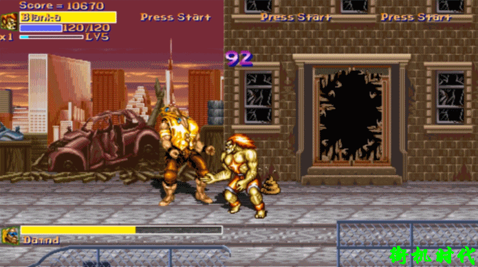 街机改版已经做到什么程度了，格斗游戏人物乱入闯关游戏
