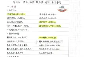 《小学语文学霸笔记》语文知识点梳理图片