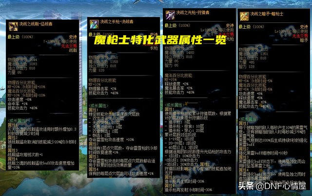 DNF：第二弹105级特化技能武器！21大职业一览，狂战士套来了