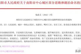 重磅！南阳城区48条道路命名大变身！经十路秒变蒲山路图片