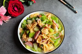鸭蛋和它是绝配，简单炒一炒，营养可口又好吃，寒冬进补别错过！图片