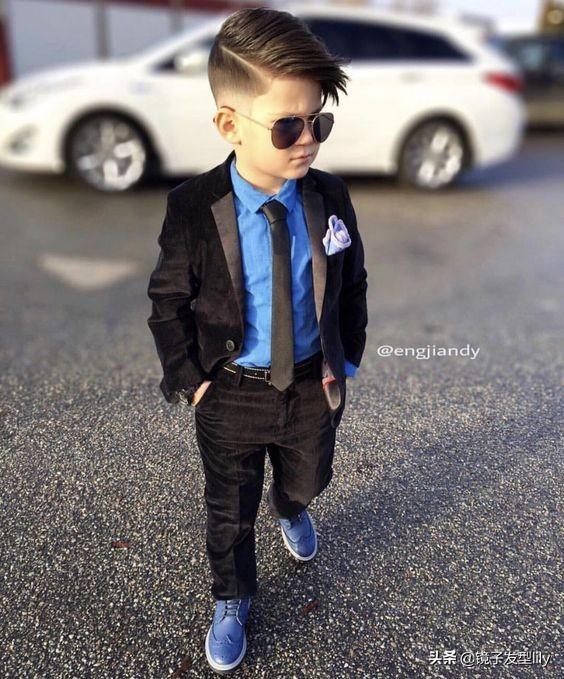 开年小男孩发型这样剪,真帅气,一共有14款(小男孩圆脸适合什么发型
