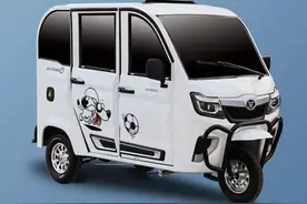 2款超实用的电动三轮篷车来了，扎实耐用，还能坐4人图片