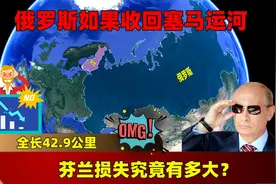 全长42.9公里，俄罗斯如果收回塞马运河，芬兰损失究竟有多大？图片
