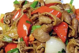 教你爆炒肥肠的正确做法，嫩滑爽脆，味道鲜美，一点都不老图片