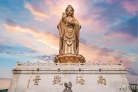 恭迎普陀山观音菩萨，求姻缘最灵，实现一切美好的愿望图片