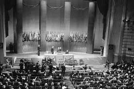 1945年，英国不同意我国成为常任理事国，罗斯福一句话点醒丘吉尔图片