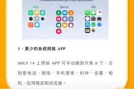 MIUI 14预计的功能与实际的功能图片