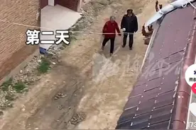 笑不活了，河南一奶奶给隔离的孙子送饭，被网友戏称：像喂狗一样图片