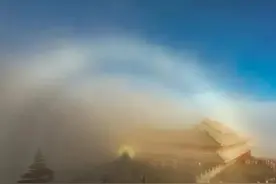 “佛光”大自然奇观，祖国最美的六处云海佛光，你去追光了吗？图片