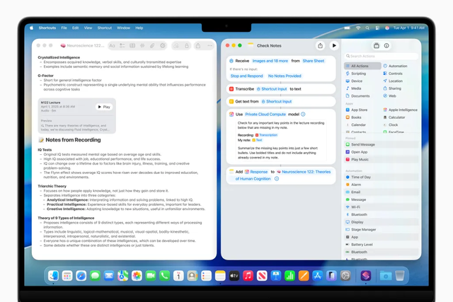 初探苹果macOS 26首个公测版：升级终端、增强快捷指令