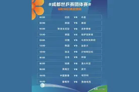 央视分三个时段直播世乒赛，雨果伊藤张本智和成为被关注的焦点图片
