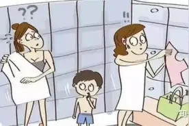 男童在影院室外垫纸上厕所，谁的过错？图片