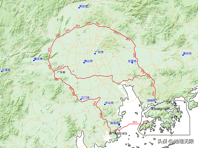 高清地图详解广东省高速公路（国家高速篇）