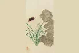 夏天来了，来看看国画里的花鸟鱼虫花蝴蝶小蜜蜂大蜘蛛图片