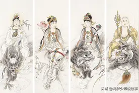 佛门四大菩萨中仅一位佛教原生，其他三位都是从道教跳槽过来的？图片