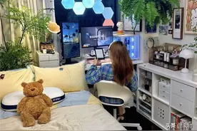 发现一位广州姑娘的8㎡卧室，因太会布置走红，半平米都不敢浪费图片