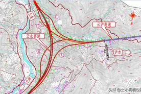 云龙至泸水高速公路工程项目——互通立交及服务区设置图片