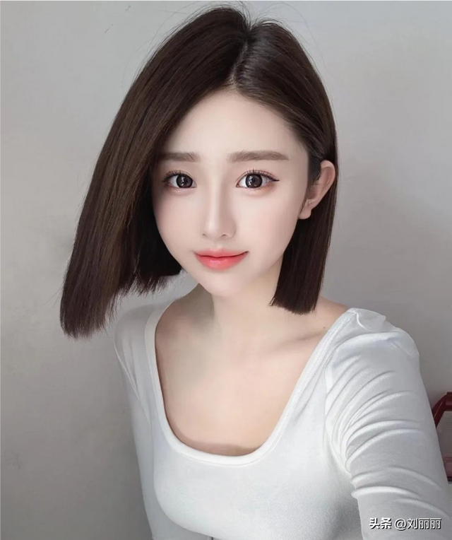 波波头短发发型图片可爱 - 冷求网