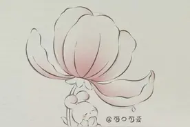 可爱简笔画小兔子图片