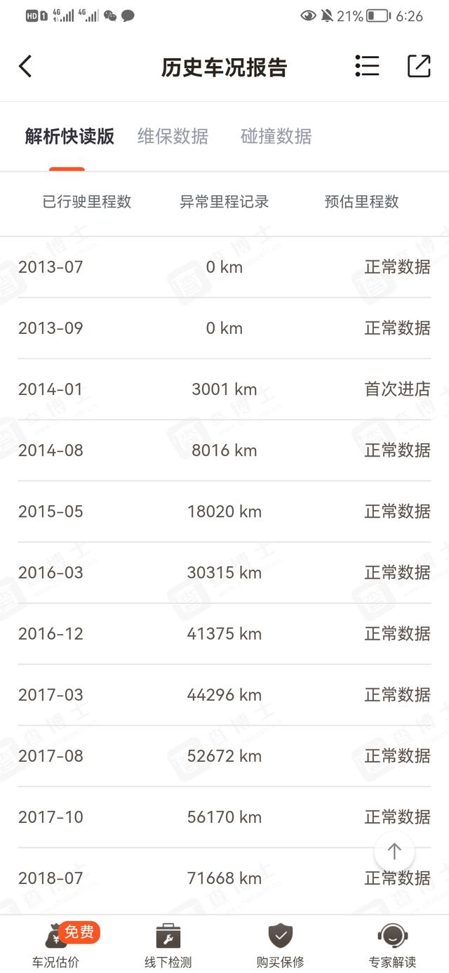 2013年马自达6带大屏和倒车影像，八个气囊，可惜是个事故车