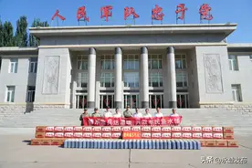 永登县开展八一建军节慰问暨“双拥林”揭牌仪式图片