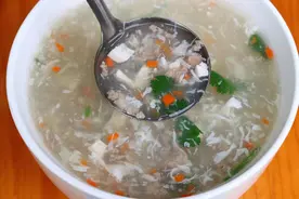 饭店做的蛋花汤为什么那么嫩？只需要这一步，做得比他还嫩图片