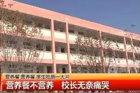 河南新乡学生集体呕吐现象，校长掩面痛哭:送餐公司没法换，是教育局正规招标的图片