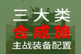 一文看懂我军三类合成旅主战装备配置的差异图片