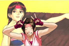 经典游戏《拳皇》坂崎尤莉和她的朋友们，曾经借鉴过的姿势图片