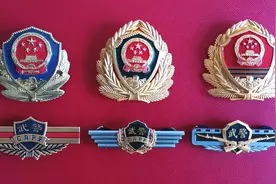 毛启国：武警83式、07式和21式帽徽欣赏图片