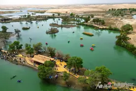 图片新闻 | 游罗布人村寨 赏大漠绿洲美景图片