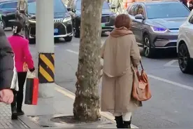 51岁董卿逛街被偶遇，淡圈后染发气质好！把精力放在培养儿子身上图片