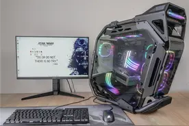 骨伽大力神机箱+7950X+ROG Strix X670E-E+4080金属大师显卡装机图片