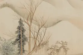 吴大澂《临王廉州虞山十景图册》欣赏：气息淳雅，匀净挺拔图片